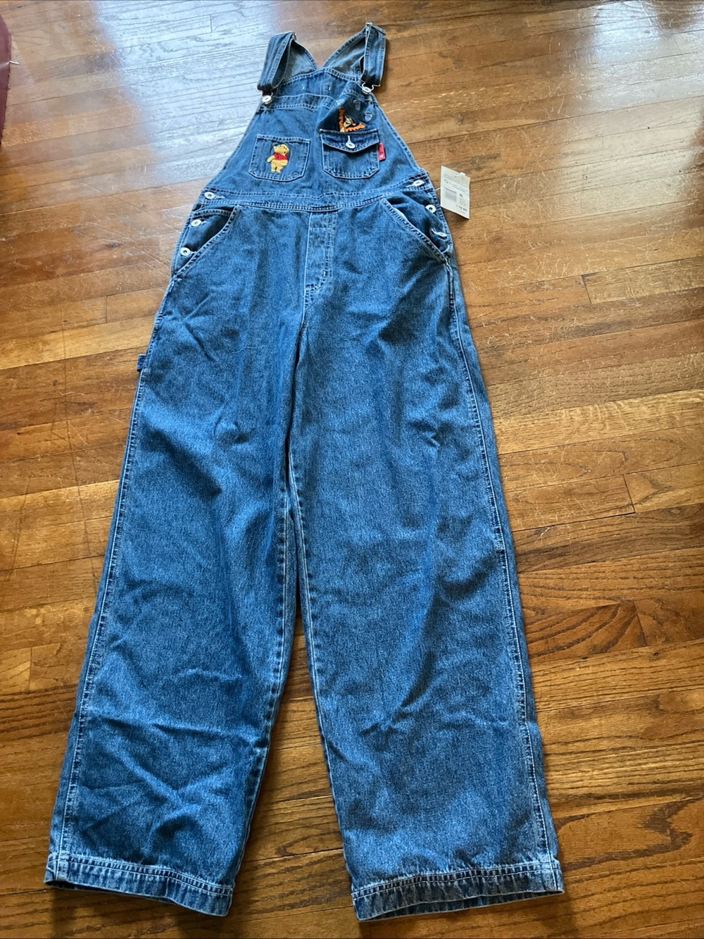 winnie the pooh overalls kmart jerry leigh vintage NWT adult size M Y2K
